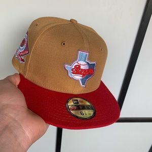 Exclusive fitted Texas rangers Arlington stadium 1972/1993 Brand new Sz: 6 7/8